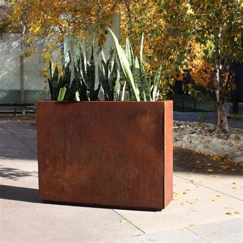 metal jen box planter|wayfair metal planter box.